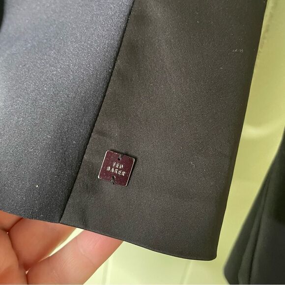 Vintage 90s Ted Baker‎ Minimalist Shirt Jacket Women’s Size 1 - Picture 3 of 9